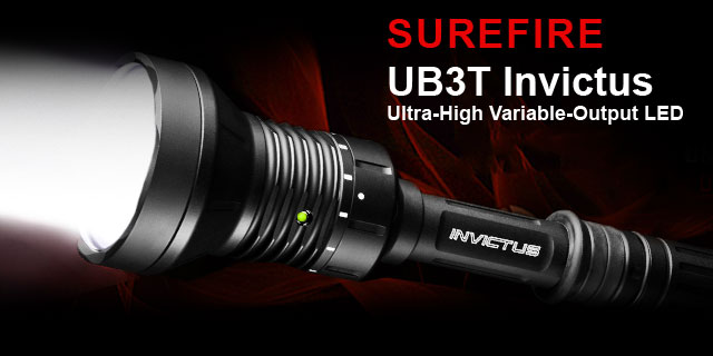 大量入荷 Surefire UB3T SUREFIRE INVICTUS LEDフラッシュライト UB3T