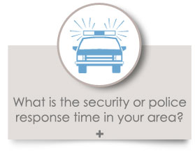 What is the security or police response time in your area? 