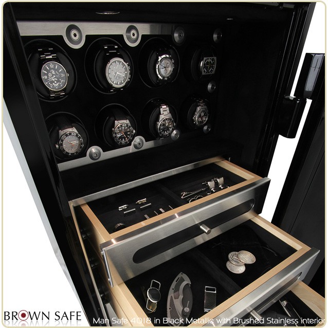 Watch-Safe-Man-Safe-4018-Vault-Black-Stainless-Up-Close