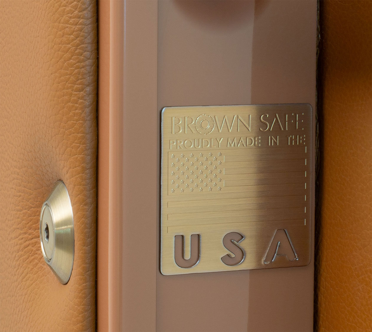 Bespoke leather safe made in the USA